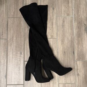 Black Over-the-Knee Boots
